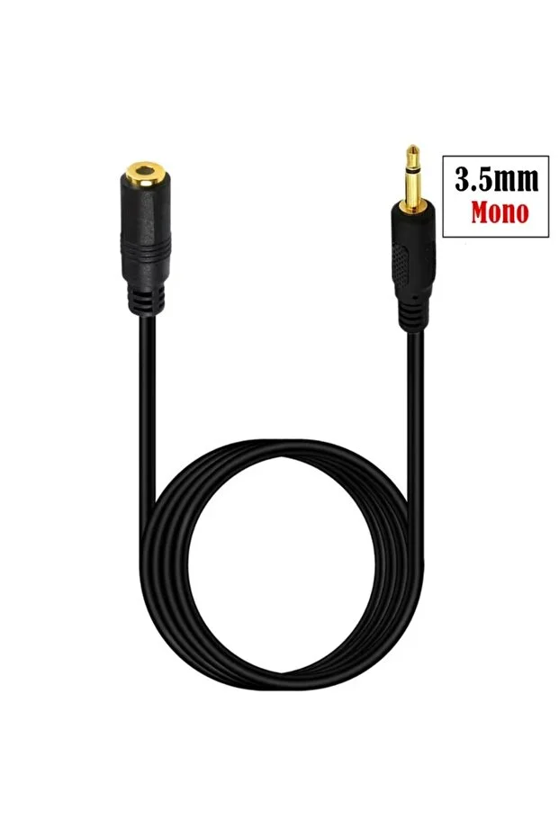 5 Metre 5mt 3.5mm Stereo Uzatma Kablosu Aux Extension Dişi Erkek 3.5mm Ses Kablosu 3.5mm Stereo Fiş - Jack Uzatma Kablosu Erkek - Dişi
