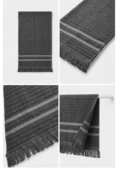 6'lı Agros El Havlusu - 50x80 Cm, 170 Gr, %100 Pamuk, Spa Ve Otel Havlusu, Günlük Kullanıma Uygun Çok Renkli