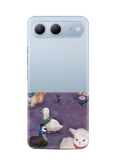 Tecno Spark 40 5g Km8n Uyumlu Kılıf Desen Baskılı Silikon Pandalar Stk:.2026.tecno Renk106 Renk106