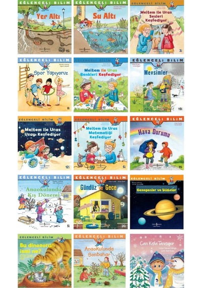 Sevilen-eğlenceli Bilim Dizisi 14 Kitap Seti
