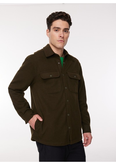 Discovery Expedition Haki Erkek Relaxed Fit Kareli Gömlek D3wm-gml3