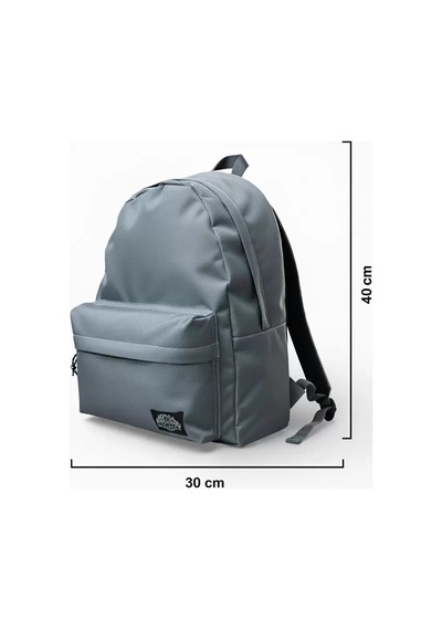 Elegance Gri Unisex Günlük Okul Seyahat Sırt Çantası Gri
