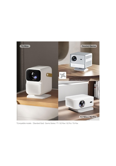 Wanbo Projeksiyon Masaüstü Taban Standı T2 Max/dali 1/t4/mini Pro İle Uyumlu