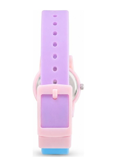 Şeker Desenli Açık Pembe Kız Çocuk Kol Saati Analog Saat St-304417