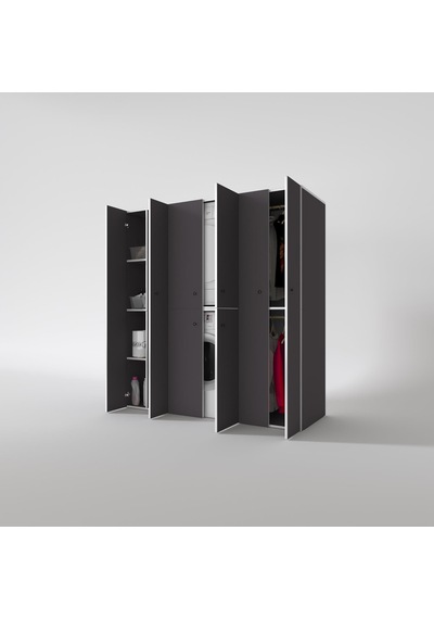Kenzlife Çamaşır-Kurutma Makinesi Dolabı Ve Giysi Dolabı Suyuti Sol Gri 180 170 60 Banyo Çok Renkli Kenzlife Çamaşır-Kurutma Makinesi Dolabı Ve Giysi Dolabı Suyuti Sol Gri 180 170 60 Banyo Çok Renkli