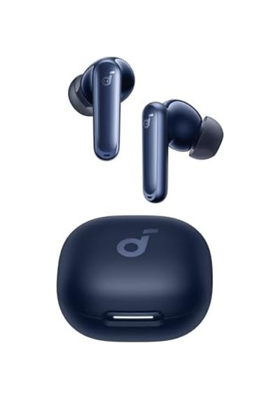 Soundcore By , P40i Kablosuz Kulaklık, Ortam Gürültüsüne Uyumlu Anc, Güçlü Bas, 60 Saat Çalma Süresi, 2'si 1 Arada Kılıf Ve Telefon Standı, Ipx5, Kablosuz Şarj, Bluetooth 5.3, Lacivert