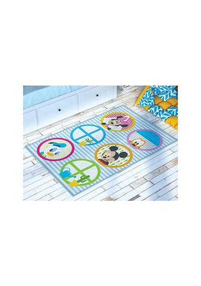 Minnie&mickey Mouse Halı 80 120 Mavi