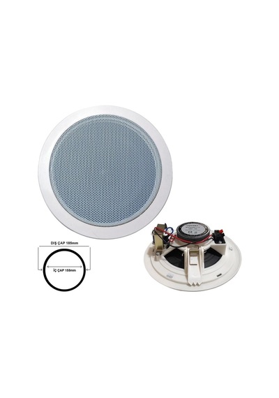 Nwork C-5t Alçıpan Tavan Hoparlör 13cm 10 Watt Trafolu Beyaz