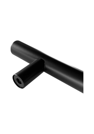 Mutfak Ve Banyo Dolabı Kapakları Ve Çekmeceler İçin Metal Kulp Paslanmaz Mobilya Dolap Kulbu 224mm Mat Siyah 2 Adet