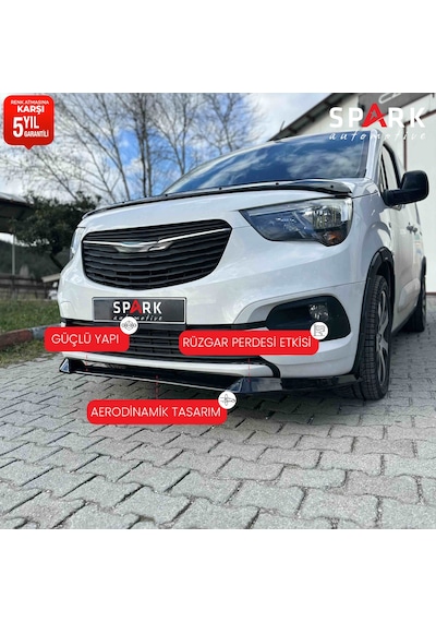 Opel Combo E 2018 Yılı Ve Sonrası Ön Tampon Lip