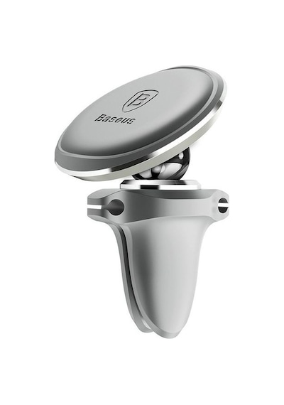 Baseus Air Vent Magnetic Araç İçi Telefon Tutucu - Gümüş Gri