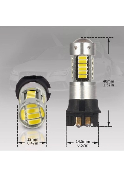 Zembil Pw24W Led 30 Ledli Drl Gündüz Farı Ledi Amber Turuncu