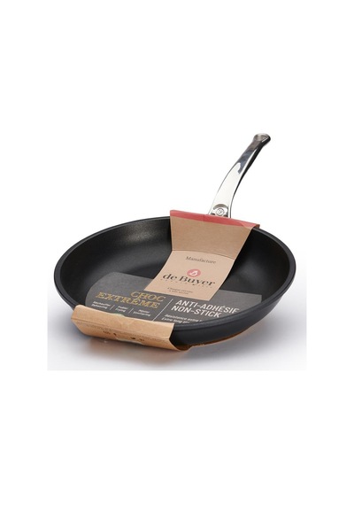 De Buyer Choc Extreme Yapışmaz Kaplama Kızartma Tavası 24 Cm - Siyah