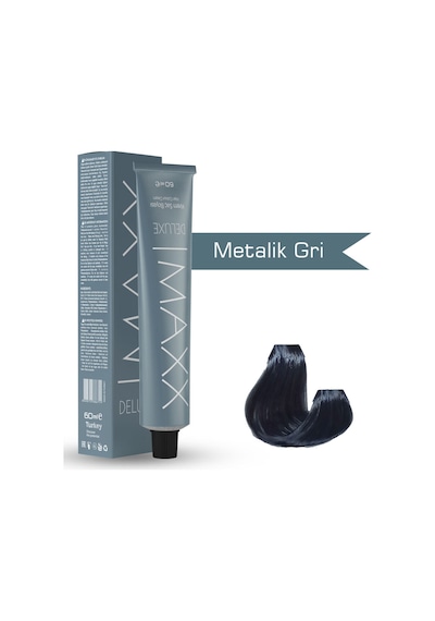 Maxx Deluxe Tüp Boya Metalik Gri 60 ML