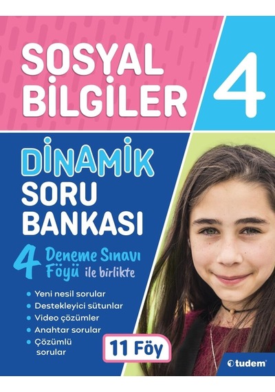 4.Sınıf Sosyal Bilgiler Dinamik Soru Bankası -  Tudem Yayınları