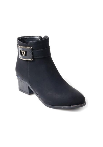 Papuçcity Blnr 03034 Kadın 4,5 Cm Topuklu Bot 001
