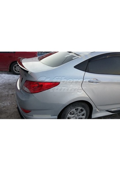 Accent Blue Spoiler ----Fibersan Tuning N11.2425