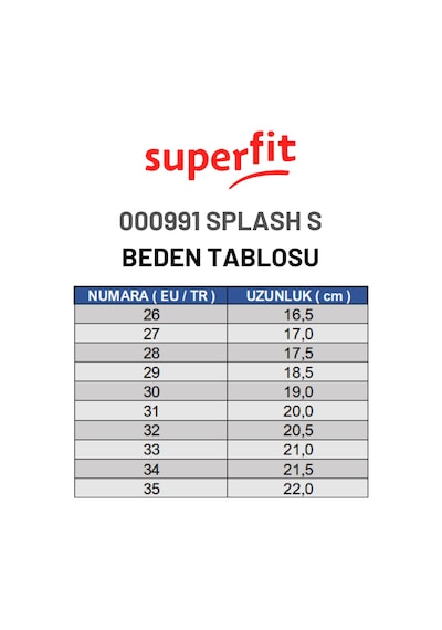 Superfit Splash S Kız Çocuk Mint Sandalet 000991-7510 Mint