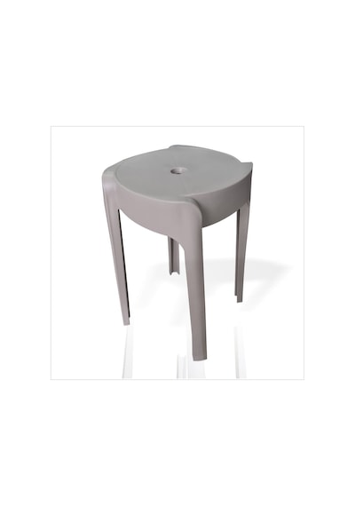 Sert Plastik Kırılmaz Hafif 45 Cm Banyo Balkon Mutfak Taburesi