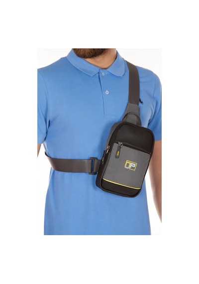 Newish Polo Body Bag Çapraz Göğüs Ve Sırt Çantası -qatro Mini 571 Gri