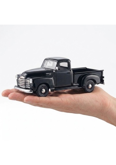 Maisto Lisanslı 1950 Chevrolet 3100 Pickup Kapıları Açılan - 1:25 Ölçekli Metal Oyuncak Model Araba