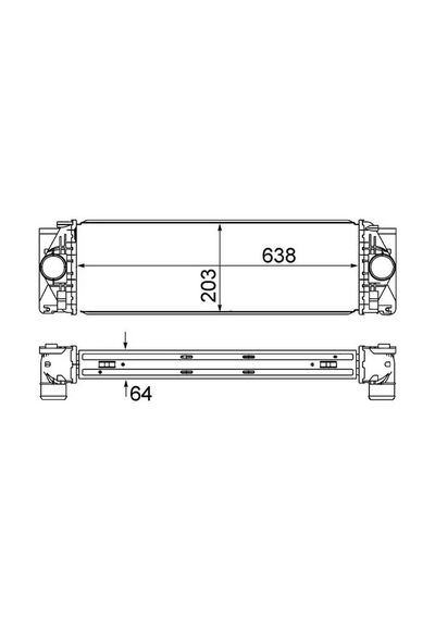 Mahle Cı369000s Turbo Radyatoru 2e0145804 68013636aa 68014095aa