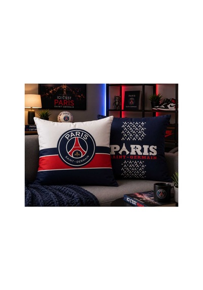 Paris Saint-germain Tasarım Dekoratif Minder Kılıfı 60 60 Çift Lacivert