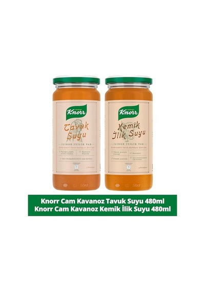 Kavanoz Tavuk Suyu 480ml X1 Cam Kavanoz Kemik Ilik Suyu 480ml X1 Genel