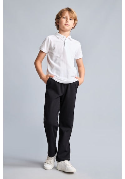 Defacto Regular Fıt Düz Paça Pantolon Erkek Çocuk G4035a826aubk81 Siyah-bk81
