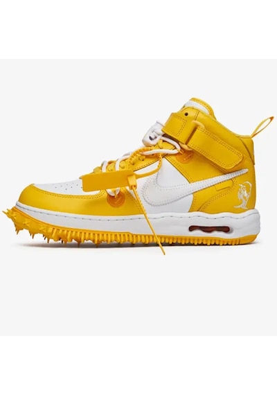 Nike Air Force 1 Mid Sp Af1 Special Series Unisex Leather Sneaker Özel Seri Hakiki Deri Unisex Günlük Spor Ayakkabı Sarı Sarı Nike Air Force 1 Mid Sp Af1 Special Series Unisex Leather Sneaker Özel Seri Hakiki Deri Unisex Günlük Spor Ayakkabı Sarı Sarı