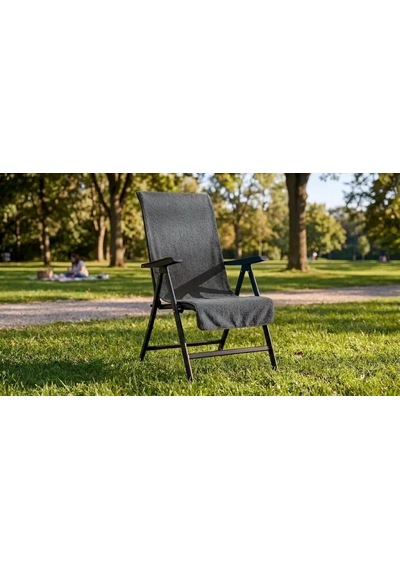 %100 Pamuk Sandalye Kılıfı Antrasıt 60x130 Cm Çok Renkli
