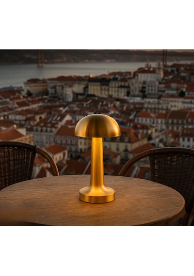 Cata Ct 8429 Lizbon Gold Kasa Şarjlı Masa Lambası 3 Renk