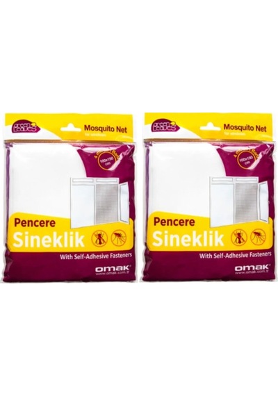 2 Adet 150x100 Cm Pencere Sinekliği Tül Sineklik Perde Tül
