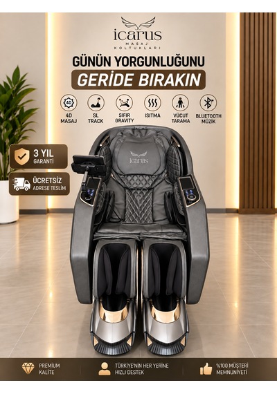 Robo-888 Pro Masaj Koltuğu Kahverengi