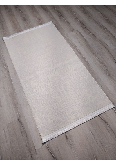 Eko Halı Sateen St08 Beyaz Ince Halı 80X150 Cm