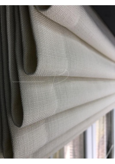 Rendecioğlutekstil Keten Fon Katlamalı Perde 1. Kalite Natural Keten/krem Renk 120 X 270 Krem Diğer