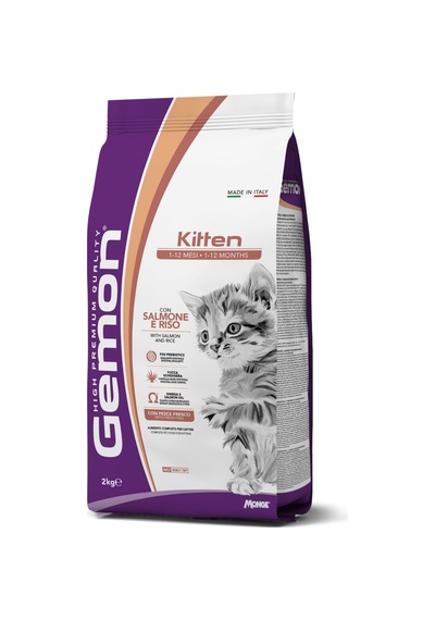Gemon Kitten Somonlu Pirinçli Yavru Kedi Maması 2 Kg
