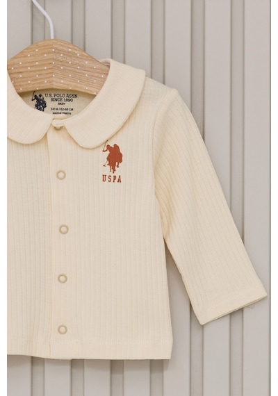 U.S. Polo Assn. U.s. Polo Assn Kız Bebek Krem Takım Krem