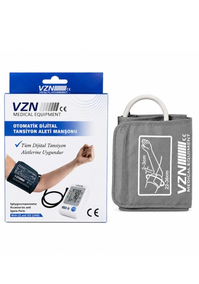 Vzn Otomatik Dijital Tansiyon Aleti Manşonu 22 36 Cm