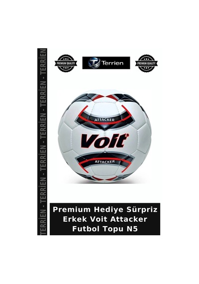 Premium Hediye Sürpriz Erkek Voit Attacker Futbol Topu N5 Çok Renkli