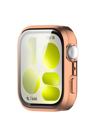 Caseonn Huawei Watch Fit 5 Pro Kılıf Ekran Korumalı 360 Tam Koruma Rose Gold