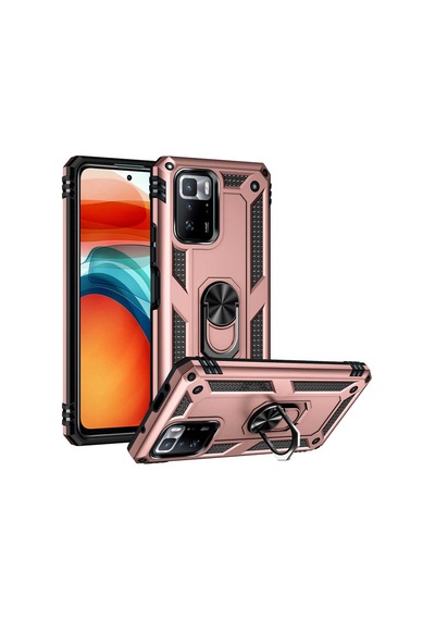 Teleplus Xiaomi Poco X3 Gt Kılıf Vega Tank Standlı Yüzüklü Mıknatıslı