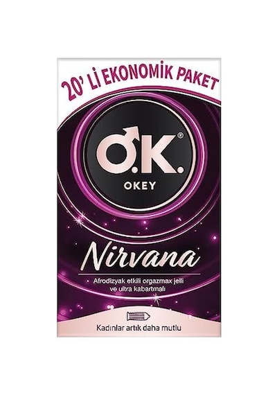 Nirvana 20&apos Li Ekonomik Prezervatif