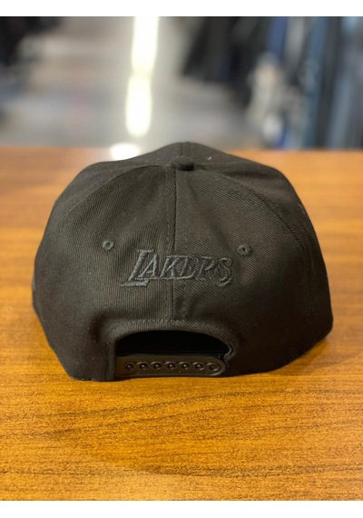 La Los Angeles Nakış Hip Hop Snapback Rapper Basket Cap Şapka Siyah - Siyah