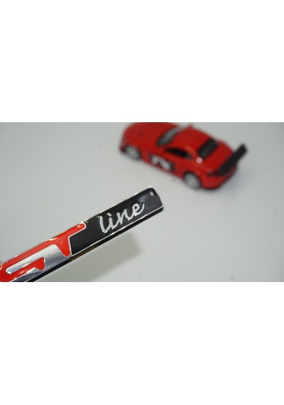 Dk Dacia Gt Line Duster Logan Bagaj 3m Kırmızı Siyah Metal Logo