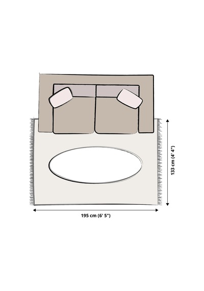 Ikea Stoense Halı 133 X 195 Cm Koyu Bej