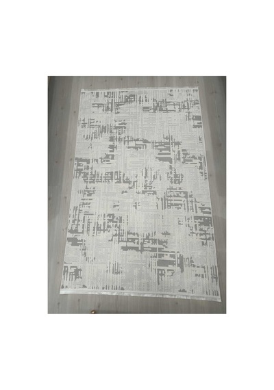 Denf Home İskandinav Sisal Loop Yumuşak Doku Özel Kesim Modern Salon Koridor Oturma Mutfak Halısı Kilim Yolluk Gri - Krem