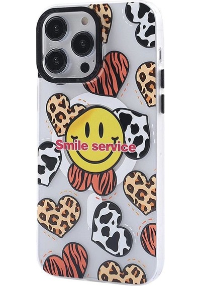 Apple Uyumlu   iPhone 12 Pro Max Kılıf Apollo Magneticsafe Desenli Kapak - Apollo Şeffaf - 2