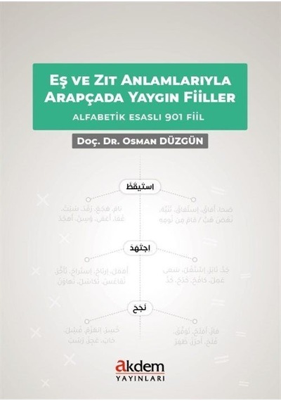 Eş ve Zıt Anlamlarıyla Arapçada Yaygın Fiiller - Alfabetik Esaslı 901 Fiil - Osman Düzgün - Akdem Yayınları