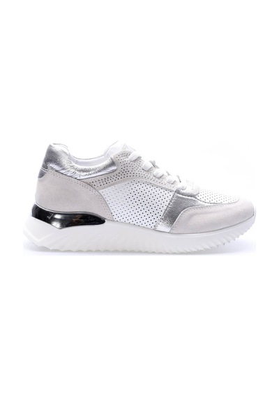 Fast Step Hakiki Deri Kadın Casual Ayakkabı 757za25041 Gümüş
